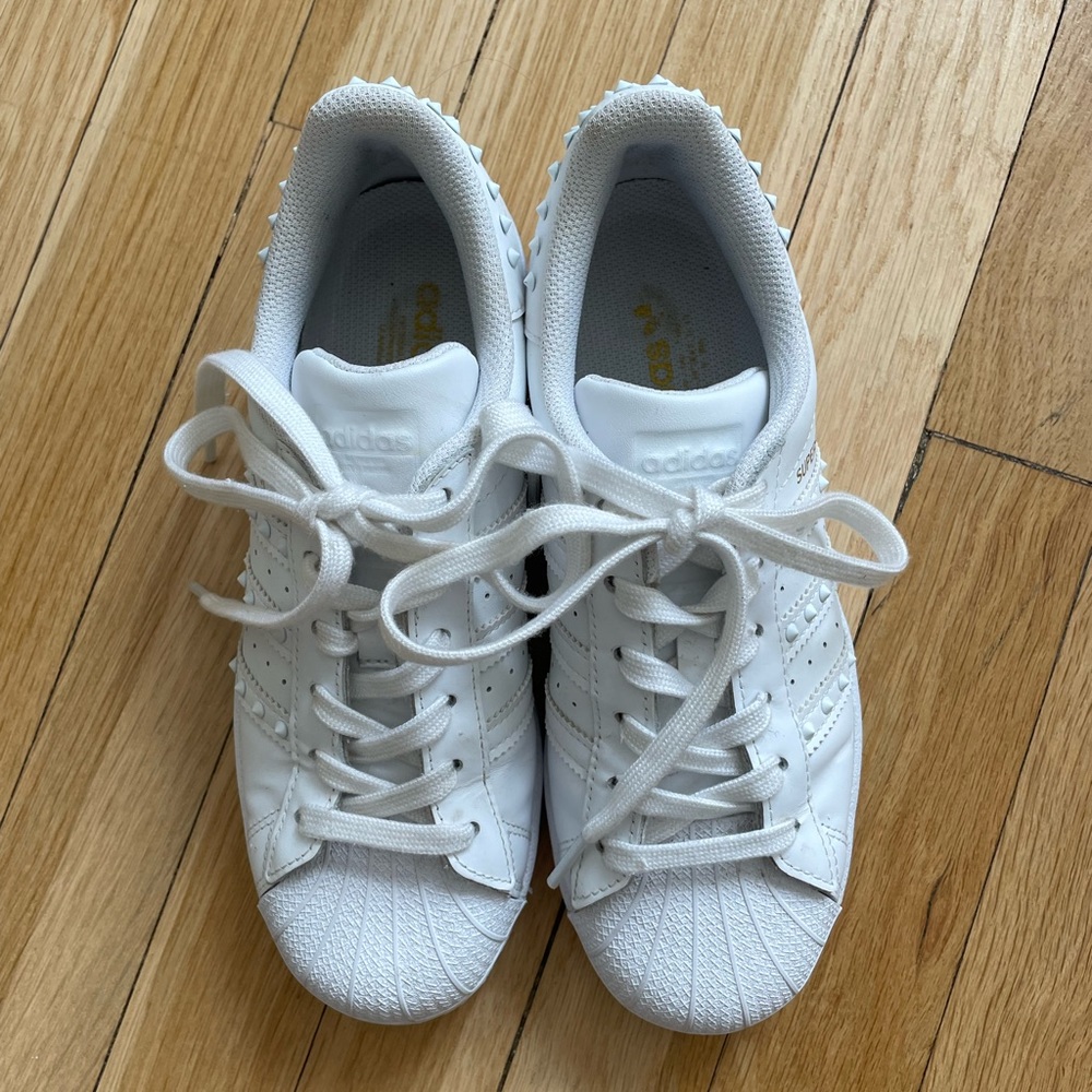 Adidas superstar white studs - Picture 2 of 10